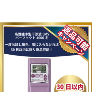 【30日以内返品可能】高性能小型干渉波EMSパーフェクト4000